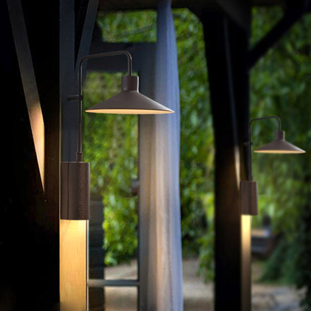 Carins Modern Minimalist Außenwandleuchte Metall Garten Flur Terrasse
