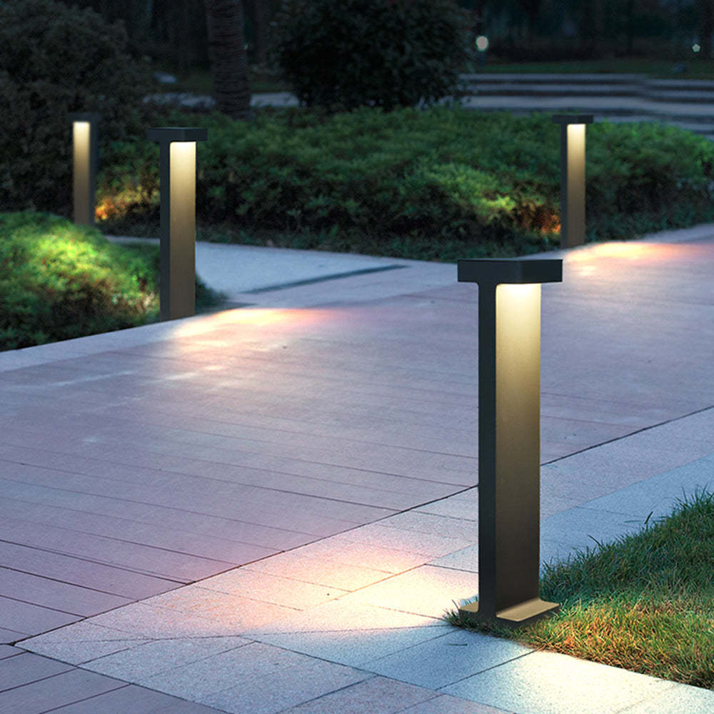 Pena Modern LED T-förmig Außenleuchte Metall Glas Gärten Terrassen