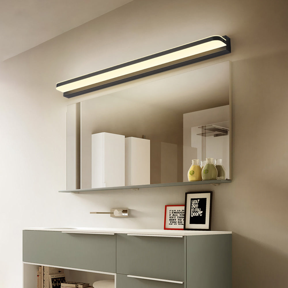 Leigh Modern LED Wandleuchte Spiegelfront Rechteckig 3 Farbe Metall/Acryl