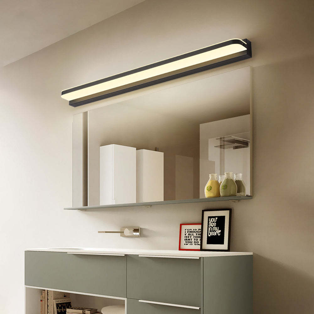 Modern LED Wandleuchte Rechteckig, Schwarz/Weiß, Metall | Las Sola