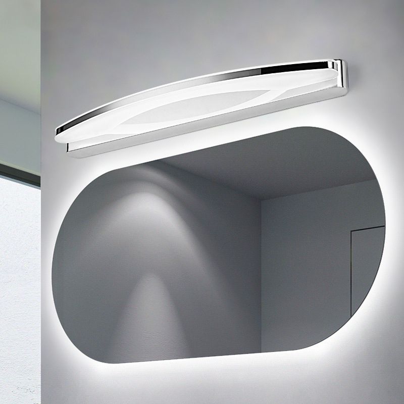 Leigh Mondern Minimalist Oval LED Wandleuchte Chrom Schlaf/Badezimmer Metall Acryl
