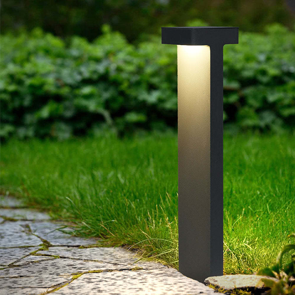 Pena Modern LED T-förmig Außenleuchte Metall Glas Gärten Terrassen