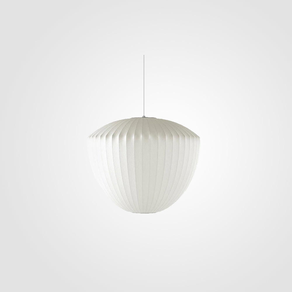 Renée Modern LED Pendelleuchte Weiß Wohnzimmer/Esstisch Metall&Stoff