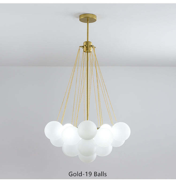 Nordic Bubble Chandelier Glass Ball Pendant