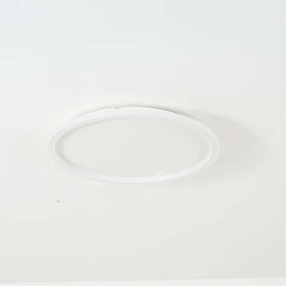 Quinn Modern Ring LED Deckenleuchte Schwarz/Weiß Wohn/Schlafzimmer Metall/Acryl