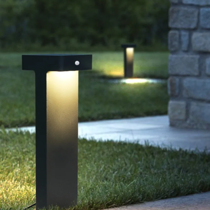 Pena Modern LED T-förmig Außenleuchte Metall Glas Gärten Terrassen