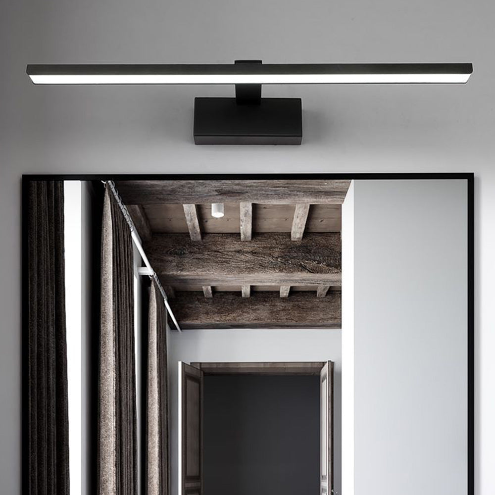Edge Modern LED Wandleuchte Innen Linear Badezimmer Weiß/Schwarz Metall