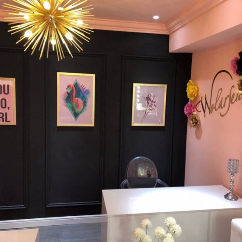 Colon Modern LED Kronleuchter Gold Metall Wohnzimmer/Schlafzimmer