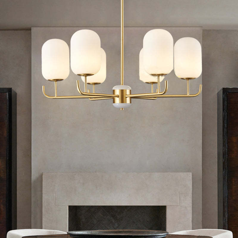 Nordic Metall Glas Kronleuchter Wohnzimmer Schlafzimmer | Las Sola