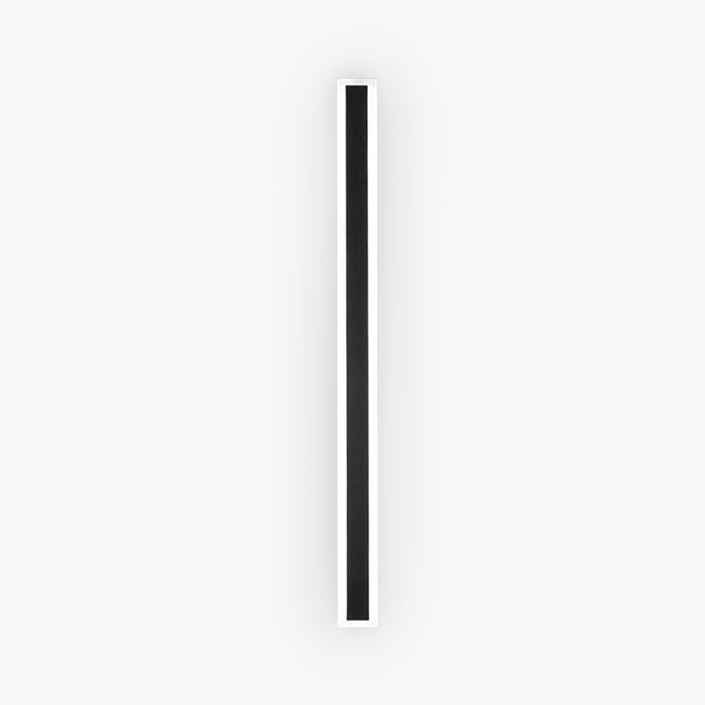 Edge Modern LED Außenwandleuchte Schwarz Metall Garten/Balkon
