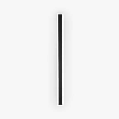 Edge Modern LED Außenwandleuchte Schwarz Metall Garten/Balkon