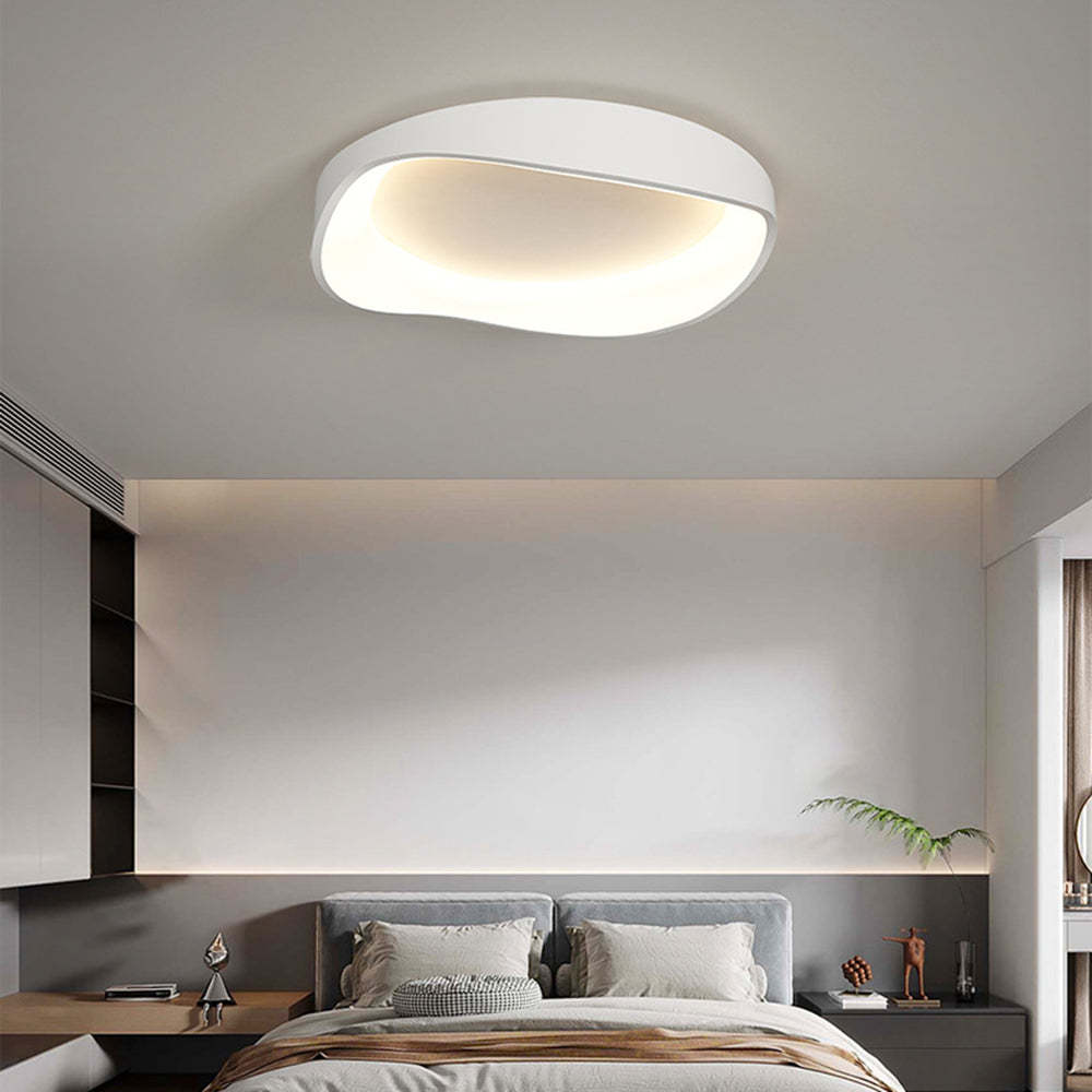 Arisha Modern LED Deckenleuchte Weiß Wohnzimmer Metall/Acryl