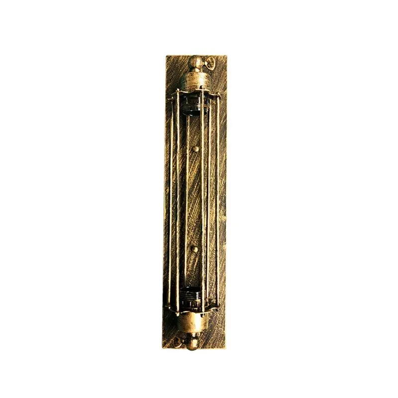 Alessio Vintage Zylinder LED Wandleuchte Schwarz/Rot/Silber/Gold Wohn/Schlafzimmer Flur Innen Metall