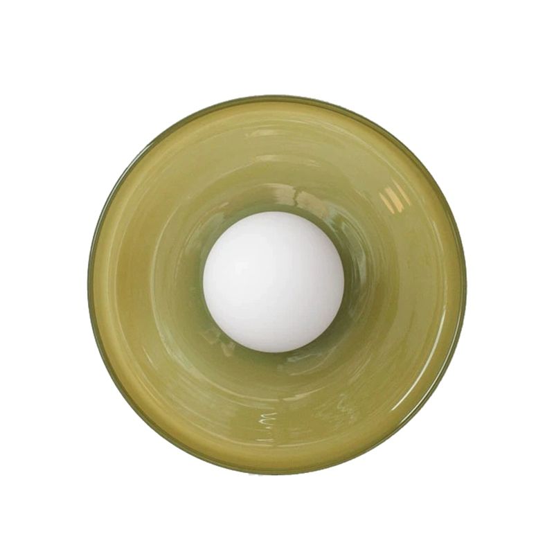 Leilani Modern LED Deckenleuchte Schale Wohnzimmer Metall Glas