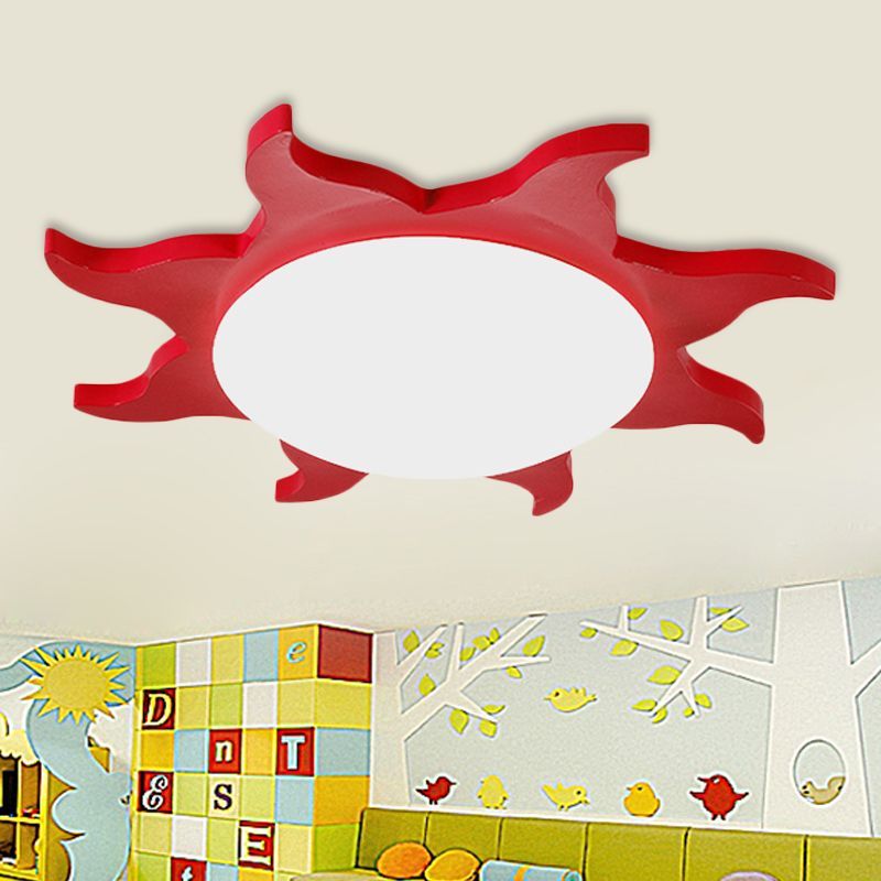 Modern Round Deckenleuchte, Rot/Gelb/Blau/Grün, Schlafzimmer|Las Sola