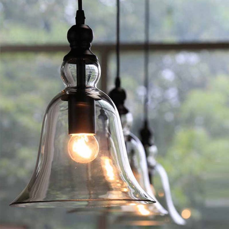Industrial LED PendelleuchteSchlaf/Wohnzimmer Metall/Glas | Las Sola