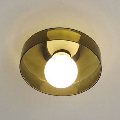 Leilani Modern LED Deckenleuchte Schale Wohnzimmer Metall Glas