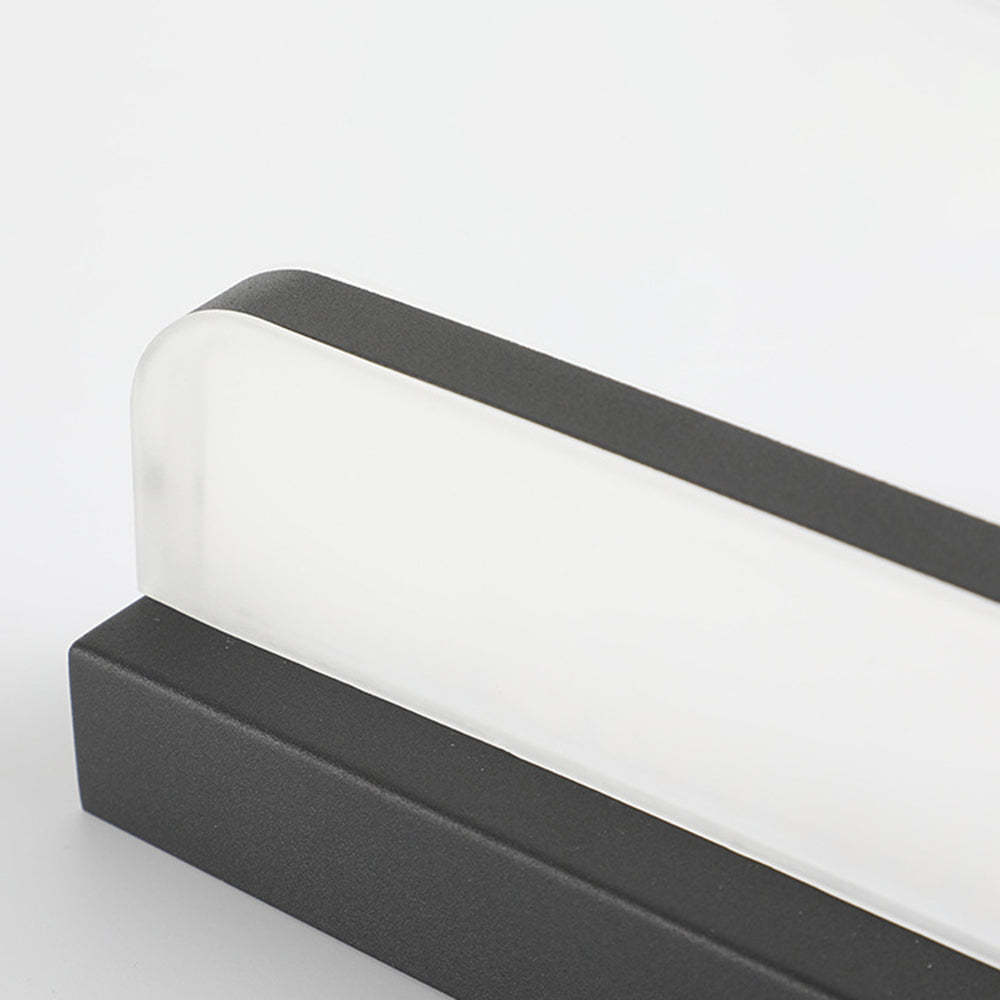 Leigh Modern LED Wandleuchte Spiegelfront Rechteckig 3 Farbe Metall/Acryl