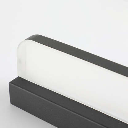 Leigh Modern LED Wandleuchte Spiegelfront Rechteckig 3 Farbe Metall/Acryl