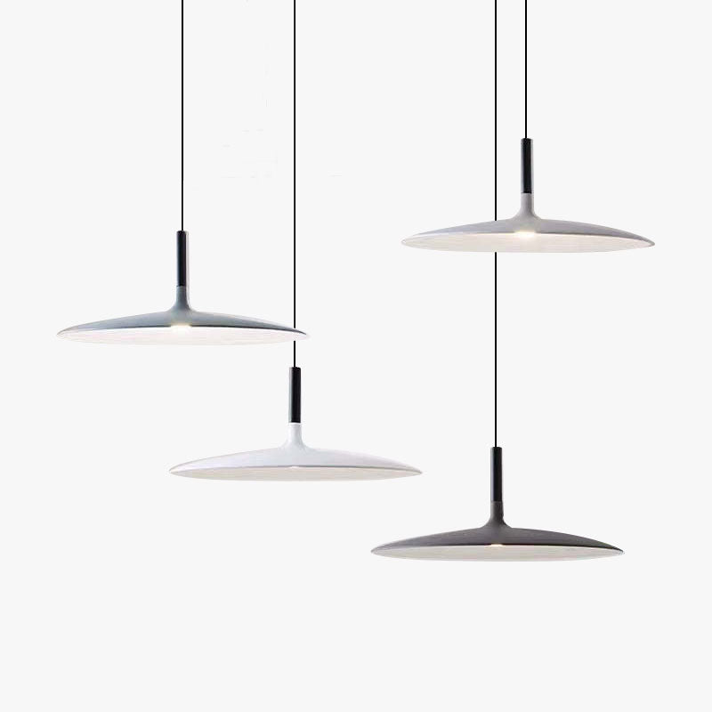 Morandi Modern LED Pendelleuchte Kuppel Schwarz/Rot/Weiß/Hellgrau/Armeegrün