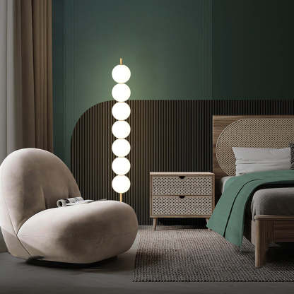 Valentina Modern LED Stehleuchte Weiß Wohn/Ess/Schlafzimmer