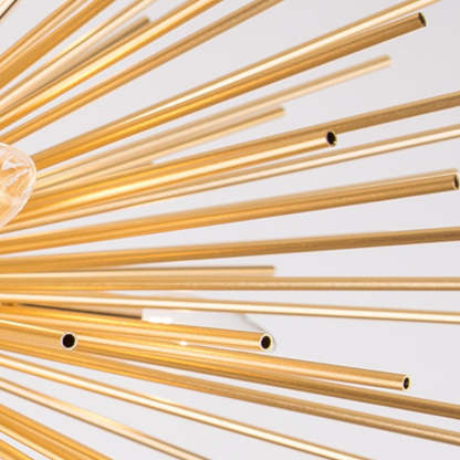 Colon Modern LED Kronleuchter Gold Metall Wohnzimmer/Schlafzimmer