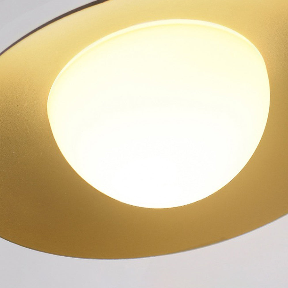Carins Modern LED Außenleuchte Grau/Weiß Flur/Garten/Balkon Metall&Glas ∅20/39/45CM
