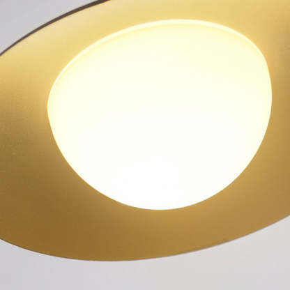 Carins Modern LED Außenleuchte Grau/Weiß Flur/Garten/Balkon Metall&Glas ∅20/39/45CM