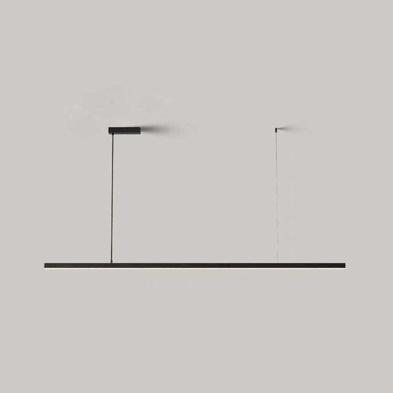 Edge Design LED Pendelleuchte Linear Schwarz/Weiß Küche/Esszimmer Metall