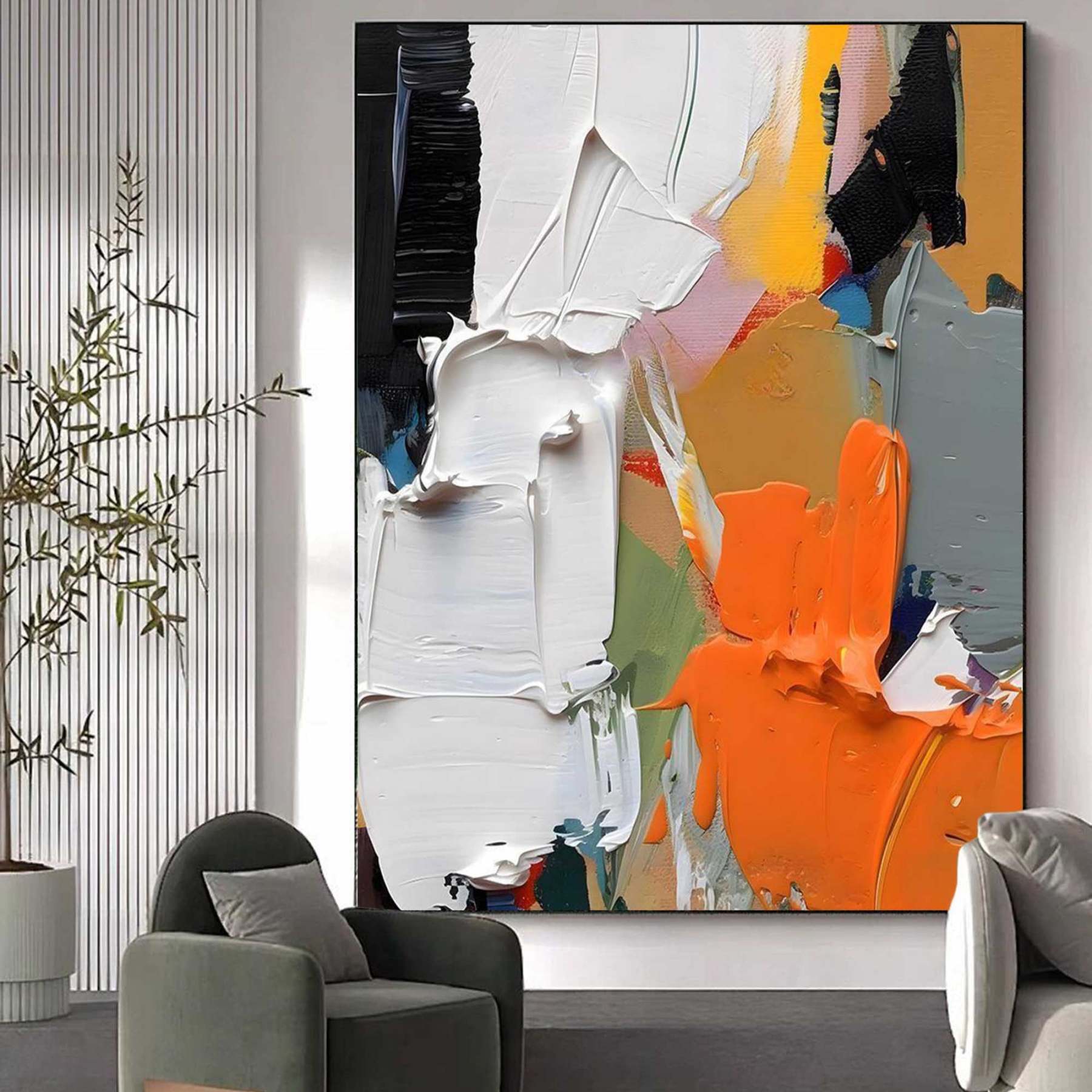 Bunte Abstrakte Kunst #MS011