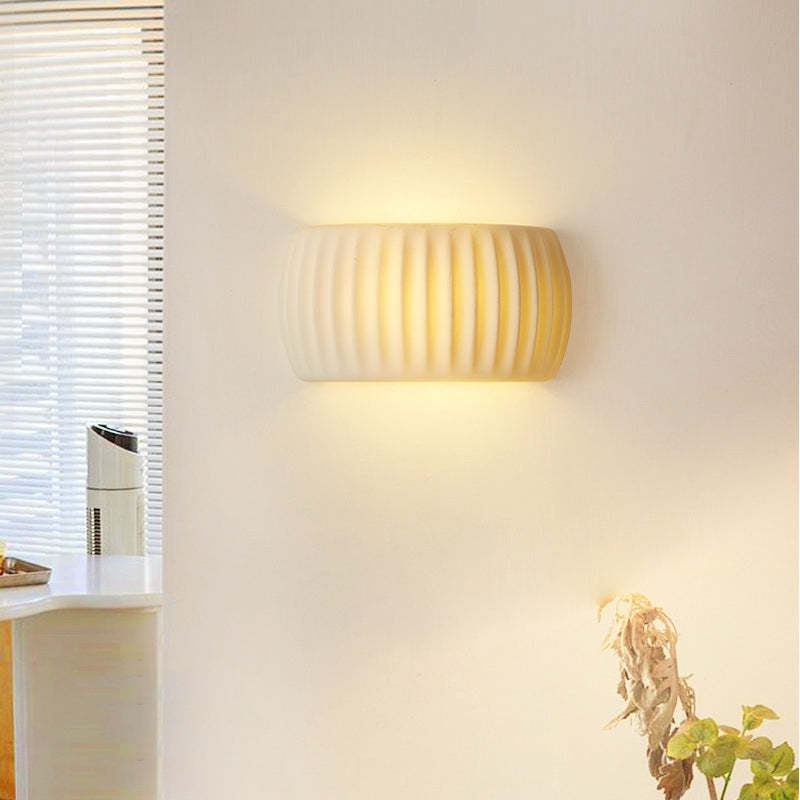 Hailie Modern LED Innenwandleuchte Orange Metall Schlaf Wohnzimmer