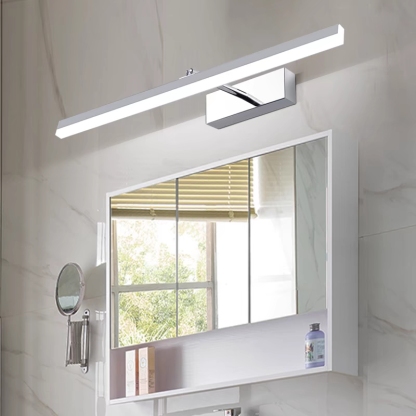 Edge Modern LED Wandleuchte Innen Linear Badezimmer Weiß/Schwarz Metall