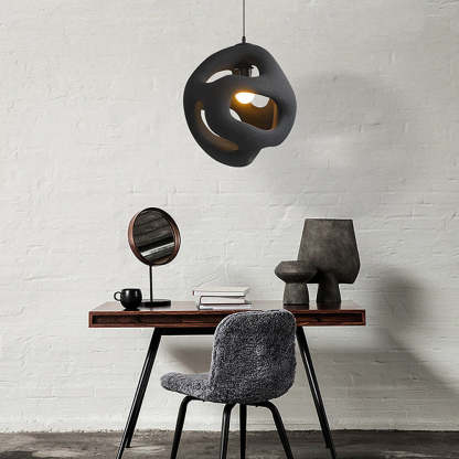 Byers Design LED Pendelleuchte Weiß/Schwarz Ess/Wohn/Schlafzimmer Metall&Harz