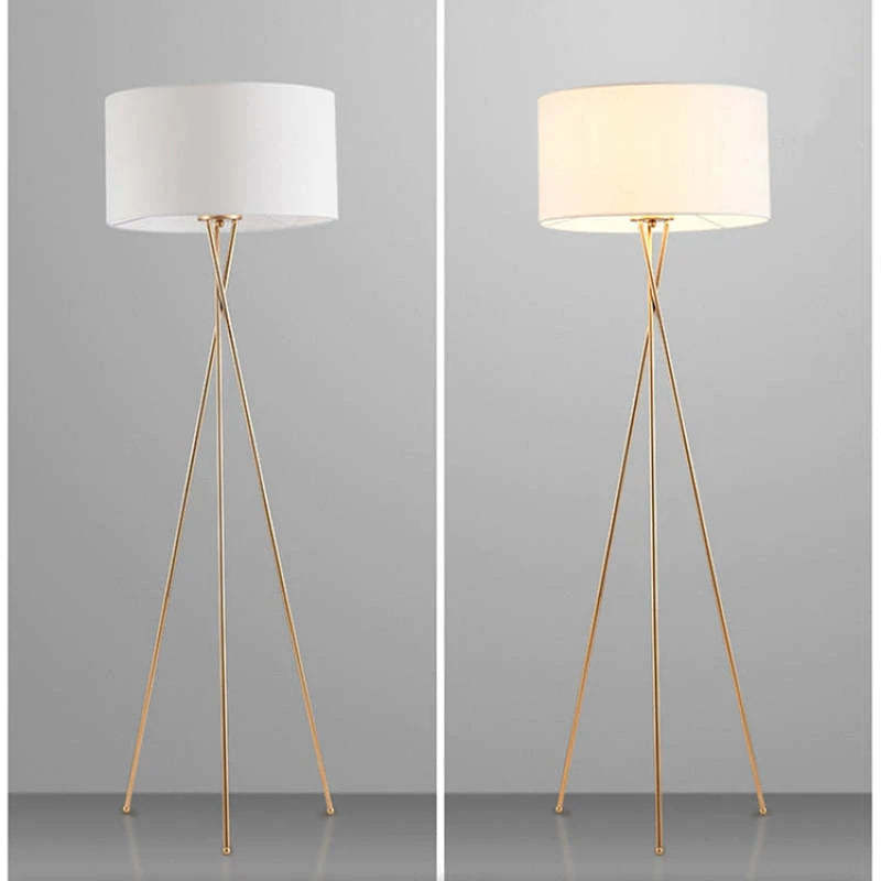 Alessio Minimalistische LED Steh/Tischlampe Weiß Schlafzimmer/Büros