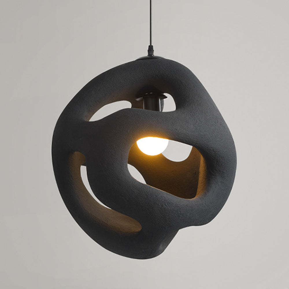 Byers Design LED Pendelleuchte Weiß/Schwarz Ess/Wohn/Schlafzimmer Metall&Harz