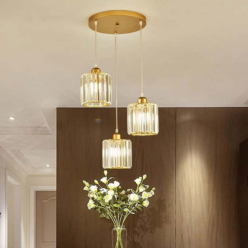 Herbert Modern Rund/Quadrat LED Pendelleuchte Schwarz/Gold Wohnzimmer/Küche