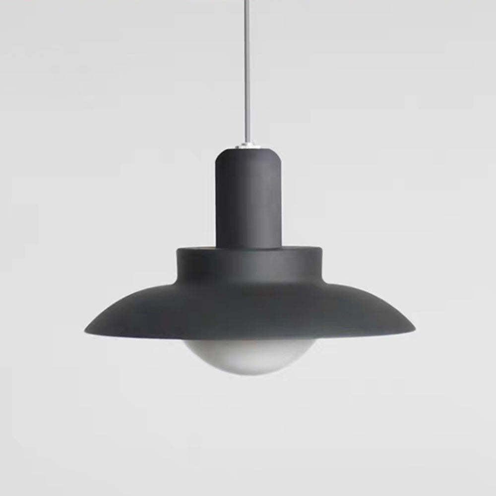 Carins Modern LED Außenleuchte Grau/Weiß Flur/Garten/Balkon Metall&Glas ∅20/39/45CM