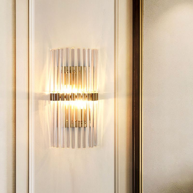 Modern LED Wandleuchte Gold Schlafzimmer/Flur Innen Metall | Las Sola