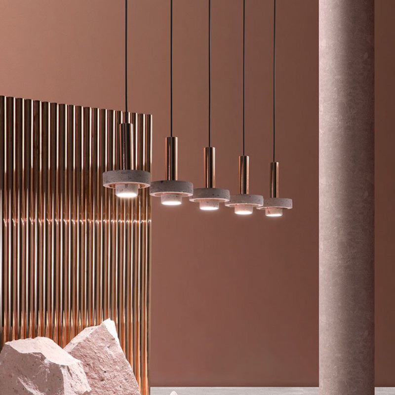 Zaid Modern LED Pendelleuchte Zylinder Wohn/Schlafzimmer Metall