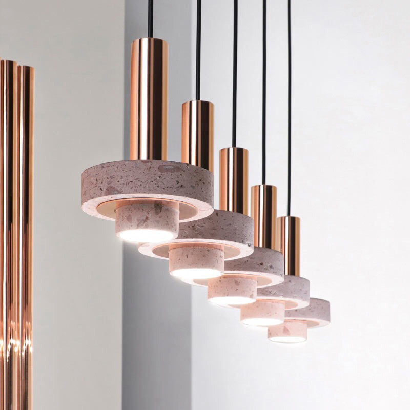 Zaid Modern LED Pendelleuchte Zylinder Wohn/Schlafzimmer Metall