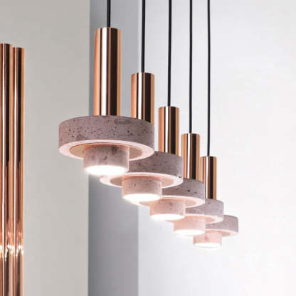 Zaid Modern LED Pendelleuchte Zylinder Wohn/Schlafzimmer Metall