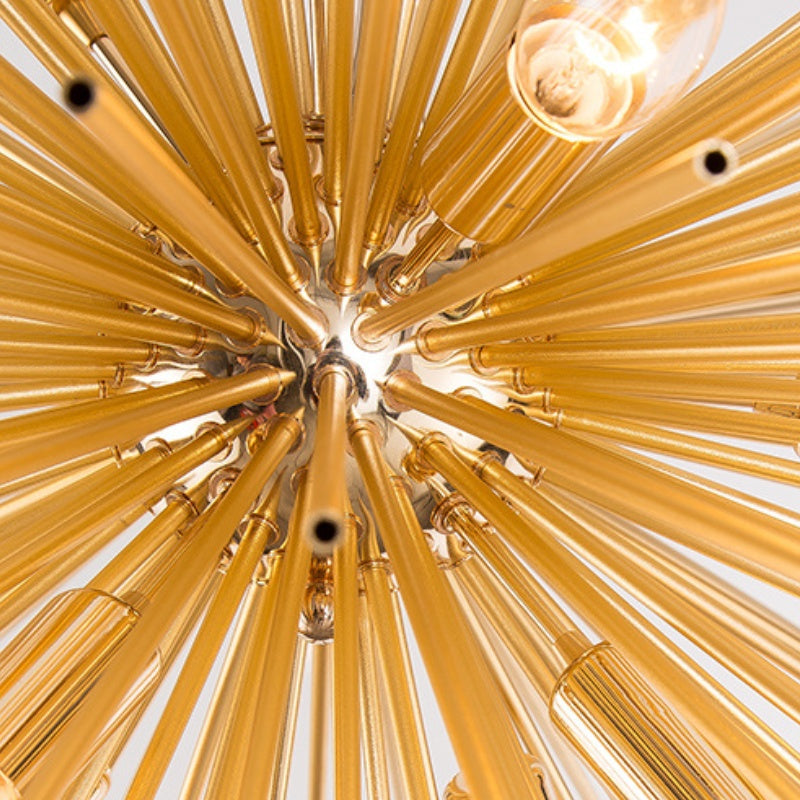 Colon Modern LED Kronleuchter Gold Metall Wohnzimmer/Schlafzimmer