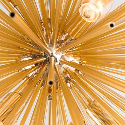 Colon Modern LED Kronleuchter Gold Metall Wohnzimmer/Schlafzimmer