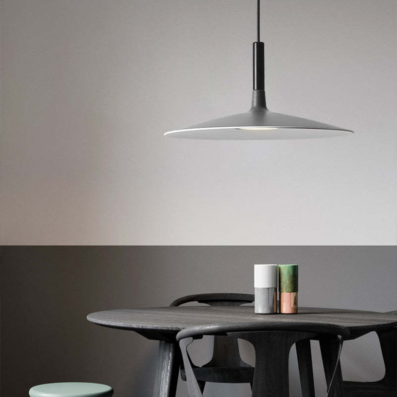 Morandi Modern LED Pendelleuchte Kuppel Schwarz/Rot/Weiß/Hellgrau/Armeegrün
