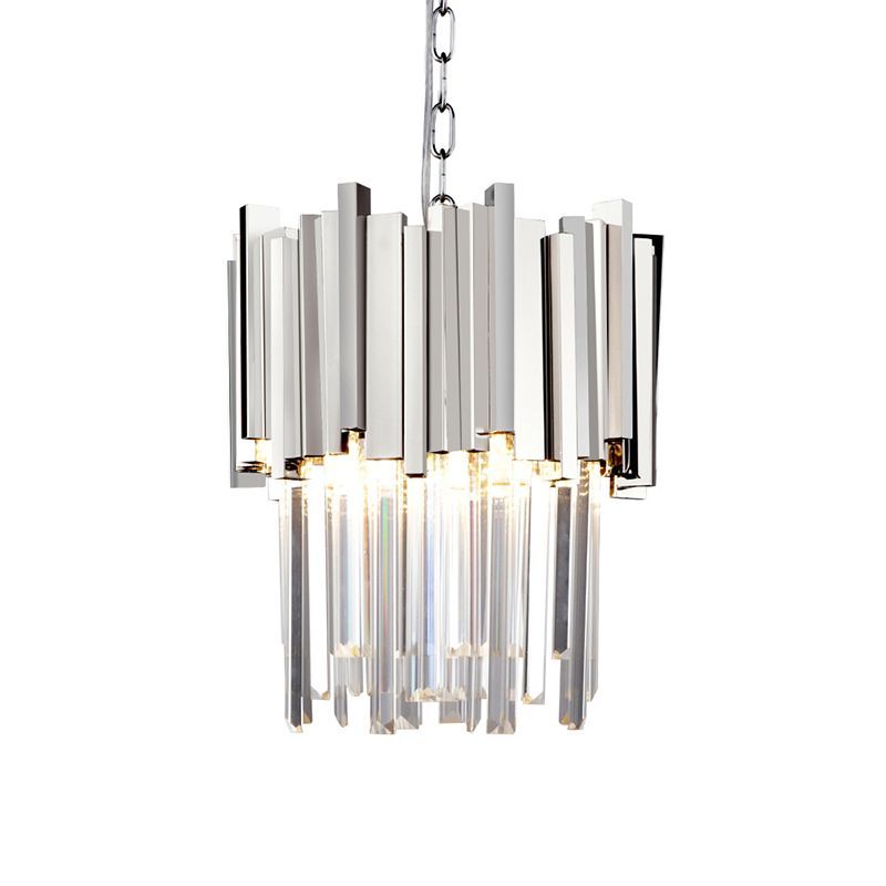 Kristy Modern LED Pendelleuchte Gold/Chrom Schlaf/Wohn/Esszimmer Metall&Kristall ∅30CM
