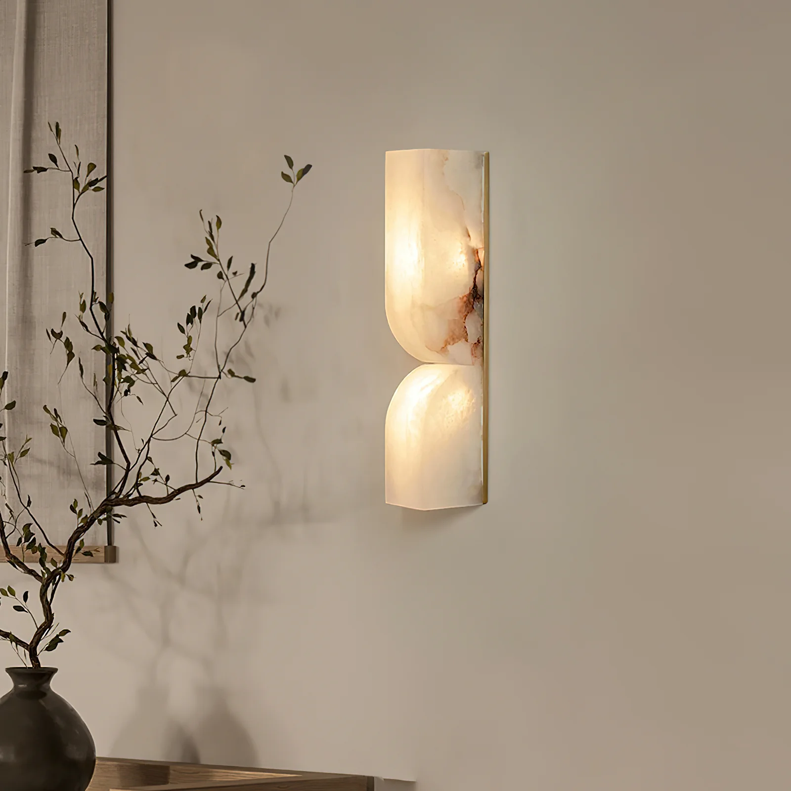 Jade Alabaster Rechteckig Modern Wandleuchte Schirme Flur Schlafzimmer