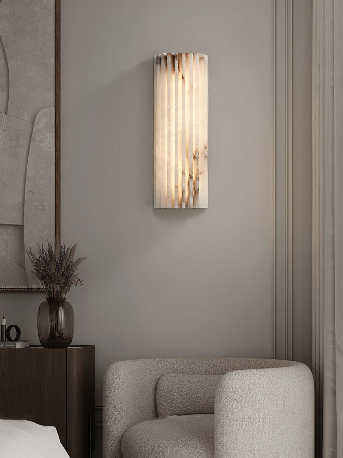 Orcarion Alabaster Wandleuchte-Las Sola