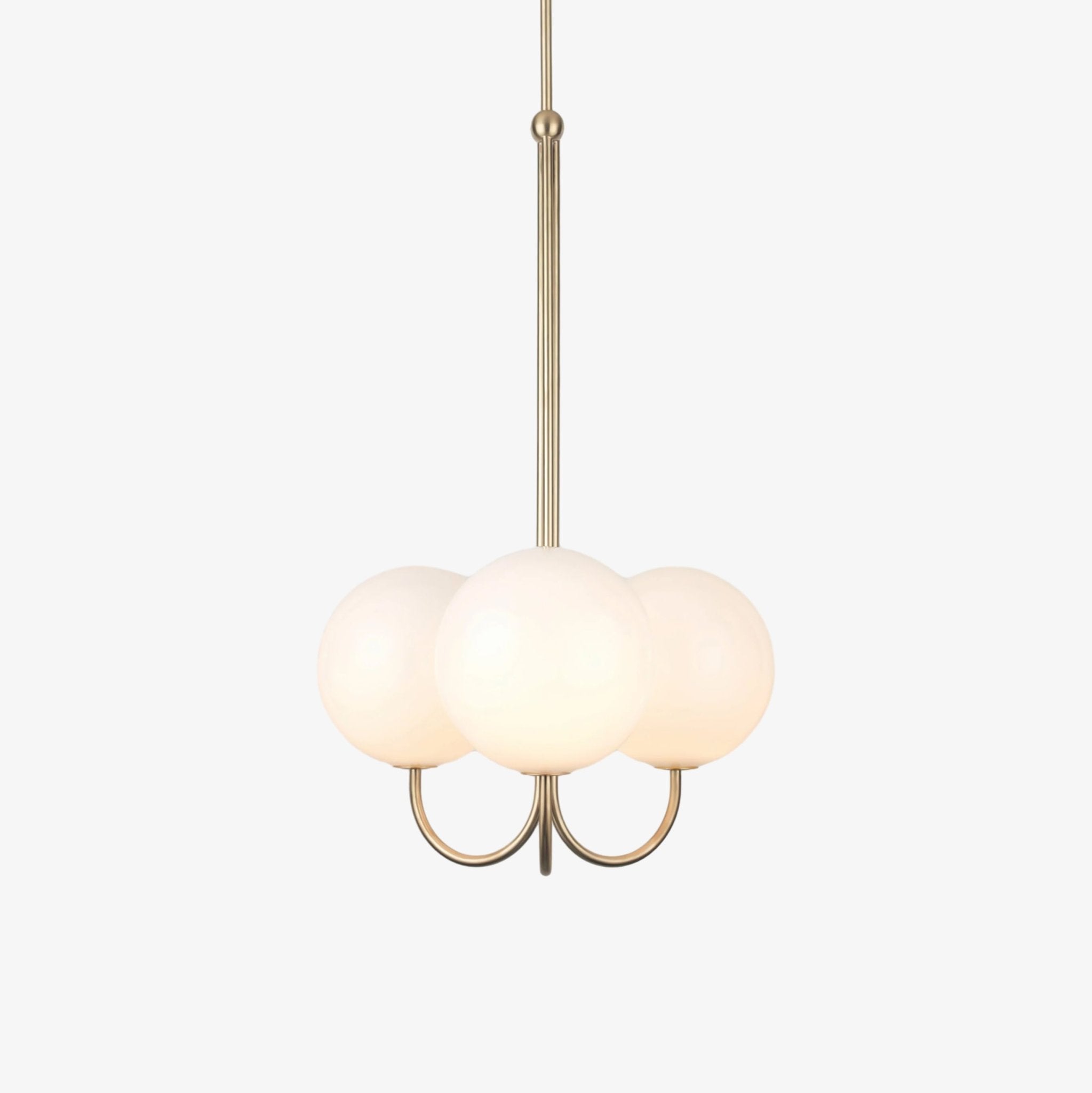 Mirelent Elegante Hängeleuchte aus Metall und Glas-Las Sola