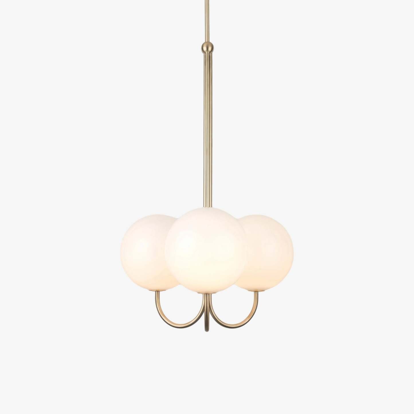 Mirelent Elegante Hängeleuchte aus Metall und Glas-Las Sola