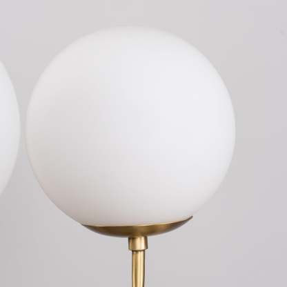 Mirelent Elegante Hängeleuchte aus Metall und Glas-Las Sola